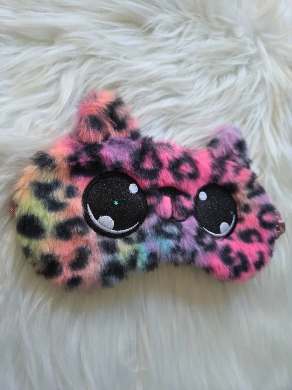 Rainbow Leopard Sleep Mask